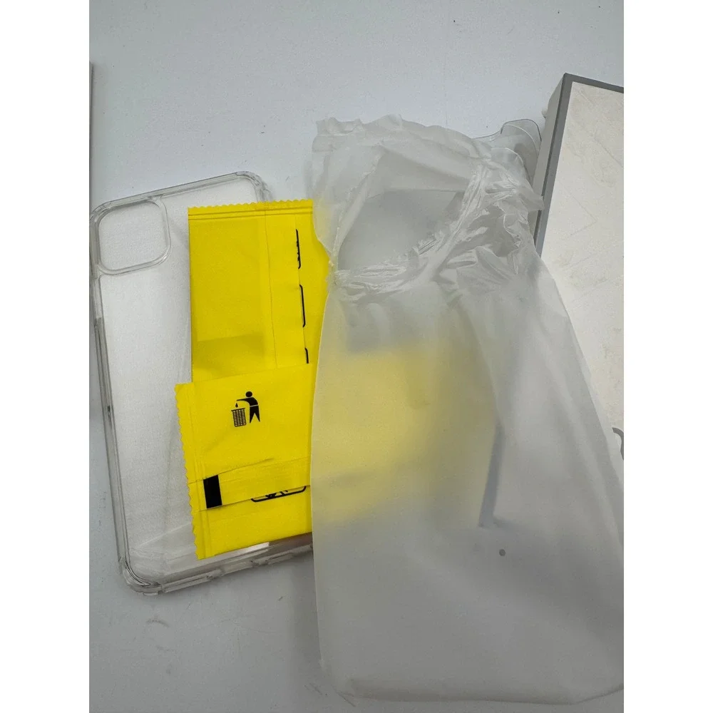Lot of 3 Clear iPhone 11‎ Phone Cases with Screen Protector Accessories New